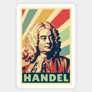 Georg Friedrich Handel Vintage Colors Sticker